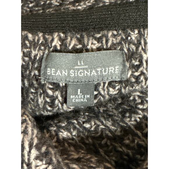 L.L. Bean Signature Lambswool Blend Shawl Collar Neckline Sweater, Large, Mens - Picture 5 of 5